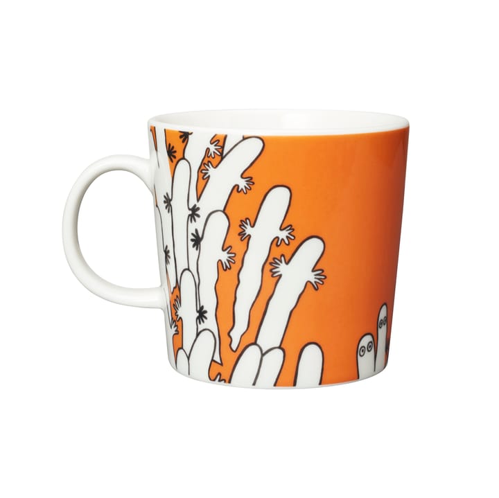 Moomin mok Classic 75 jaar Limited Edition, Hattifnattarna oranje Moomin Arabia