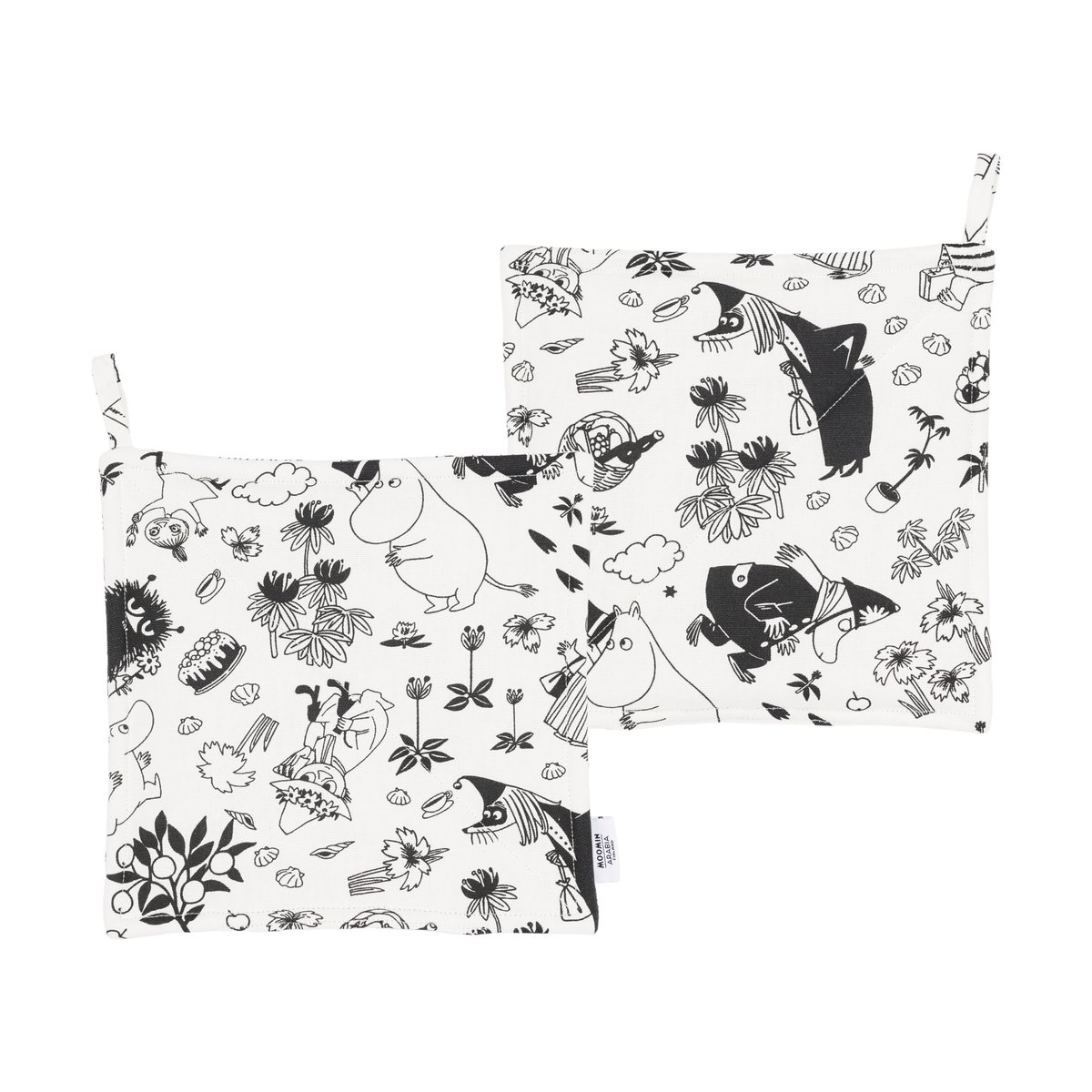 Moomin Arabia Moomin pannenlap 22x26 cm 2-pack Off-white