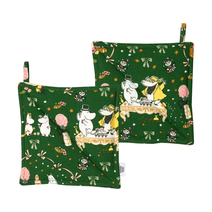 Moomin pannenlap - Kärleksgåva, 22x22 cm, 2-pack - Moomin Arabia