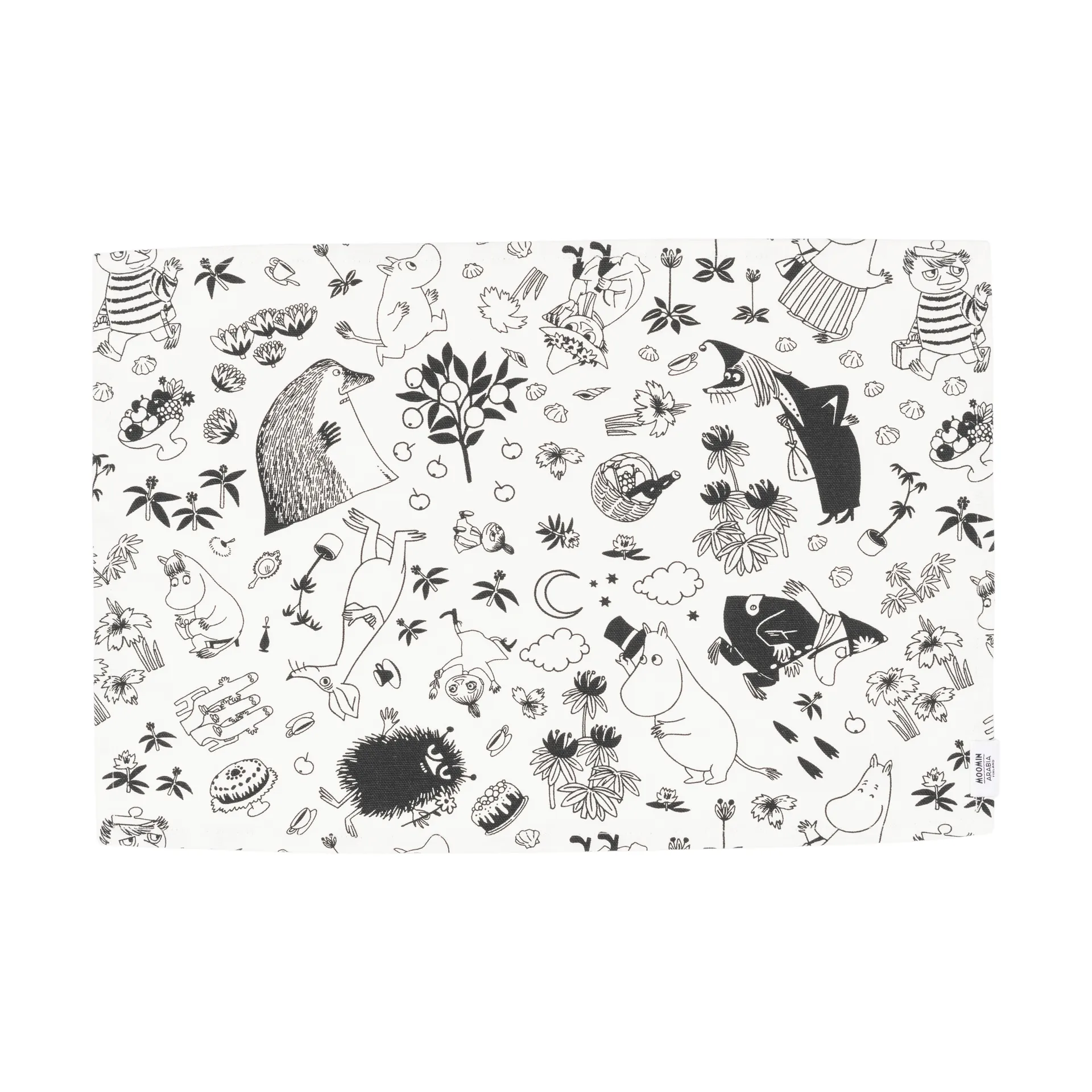 Moomin placemat 33x45 cm, Off-white Moomin Arabia