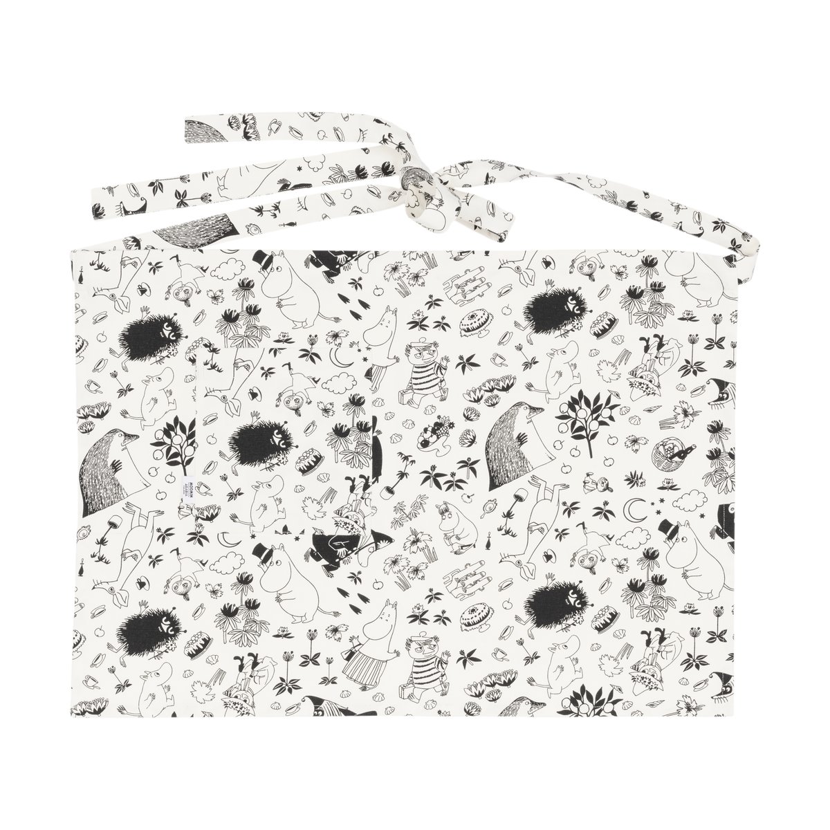 Moomin Arabia Moomin schort 37x47 cm Off-white | Scandinavisch Interieur | Keukenschorten | Wit