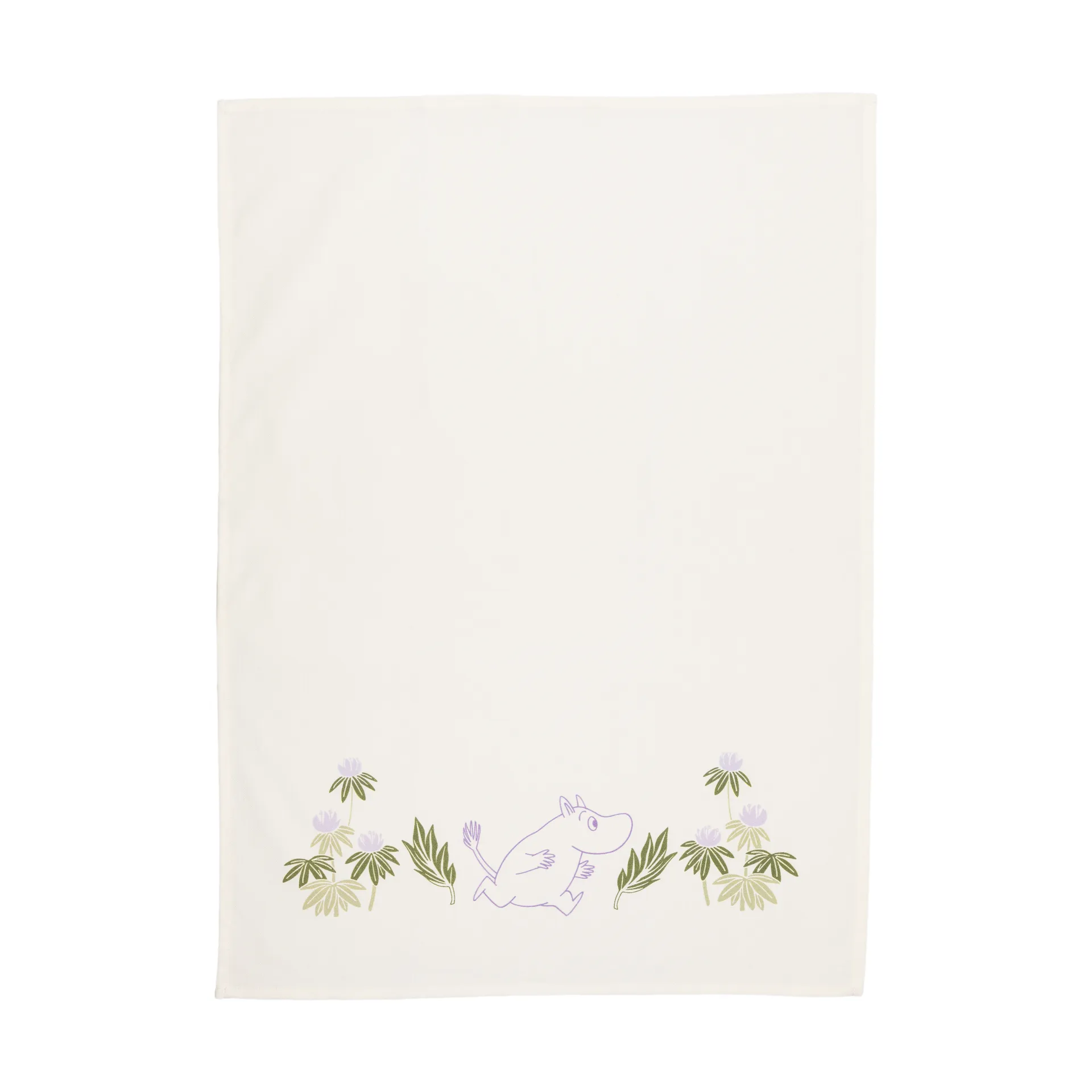 Moomin theedoek 50x70 cm 2-delig, Lila-off-white Moomin Arabia