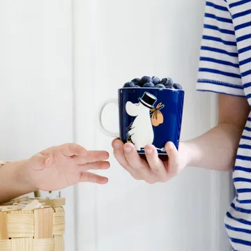 Moominpappa mok 30 cl - donkerblauw - Moomin Arabia