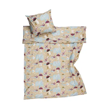 Mumin beddengoed - Onder de paraplu GOTS, 150x210 cm - Moomin Arabia