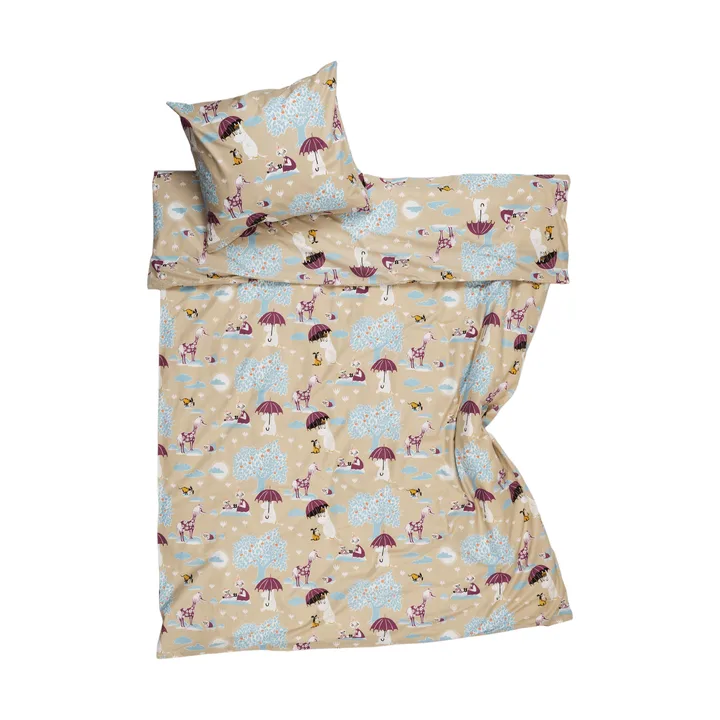 Mumin beddengoed - Onder de paraplu GOTS, 150x210 cm - Moomin Arabia