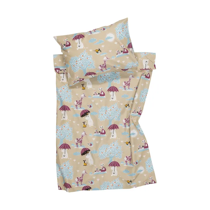 Mumin beddengoed - Onder de paraplu GOTS, 85x125 cm - Moomin Arabia