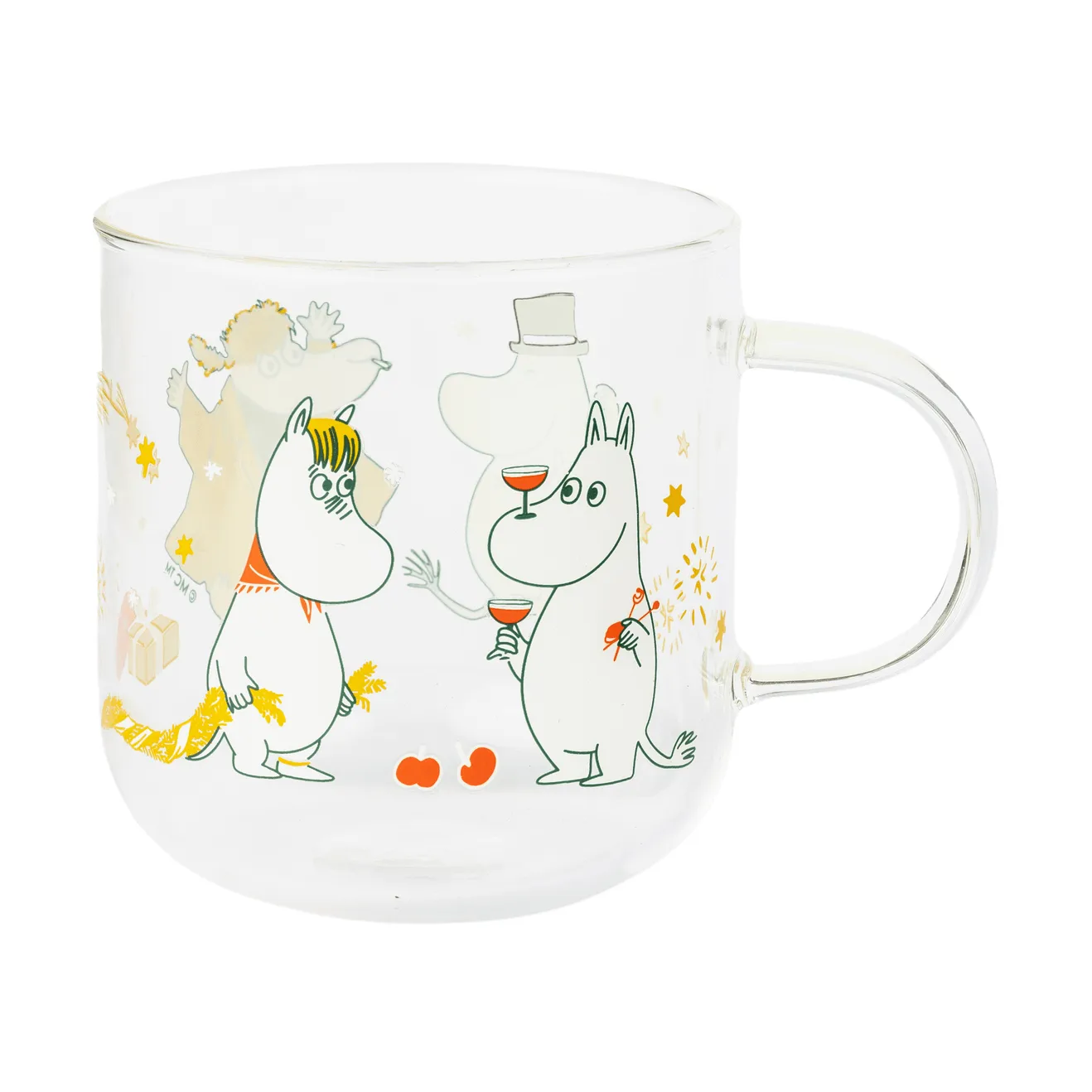 Mumin glazen mok, Kärleksgåva, 30 cl, 2-pack Moomin Arabia