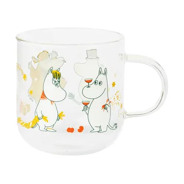Mumin glazen mok - Kärleksgåva, 30 cl, 2-pack - Moomin Arabia