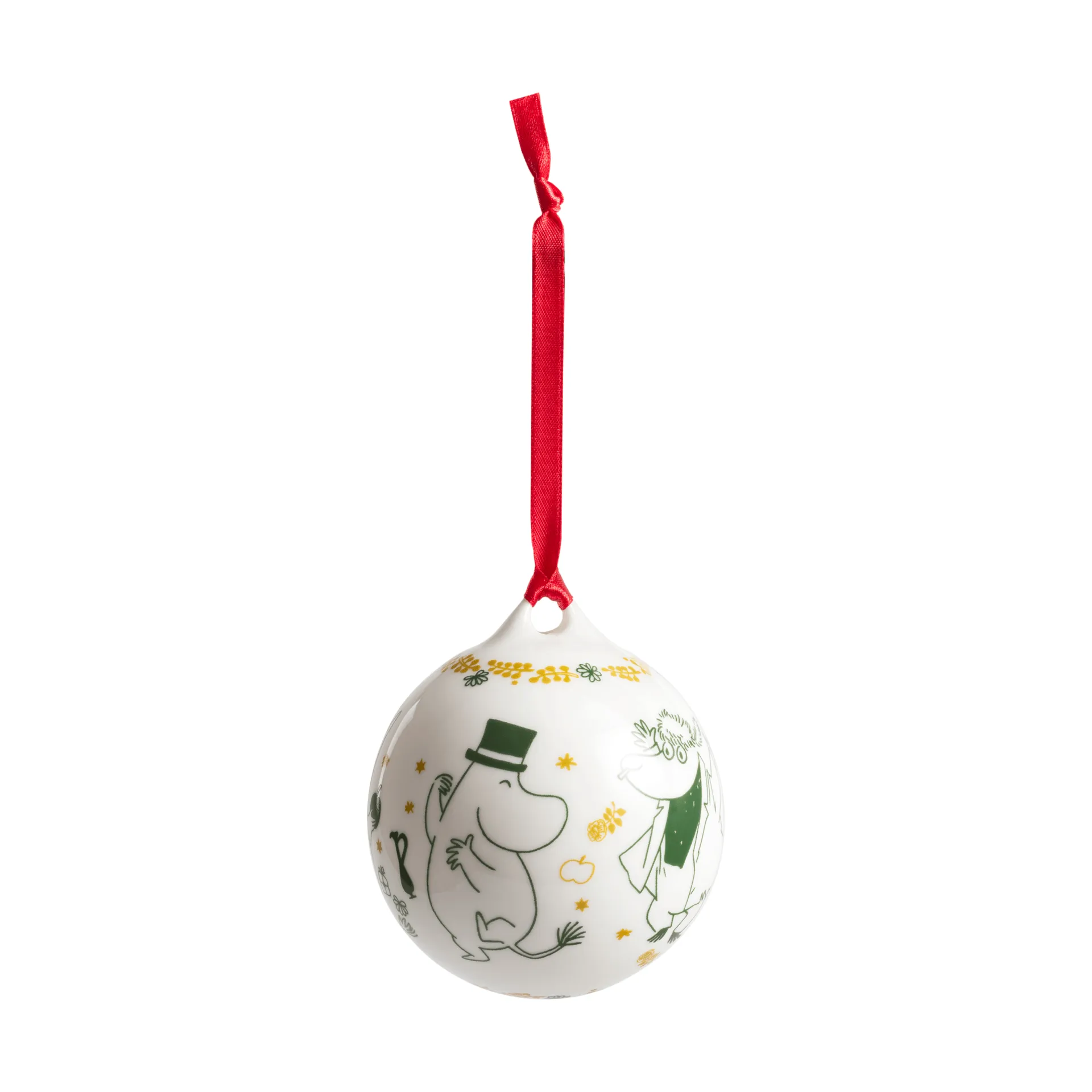 Mumin jaarbal Ø8 cm, 2026, Liefdesgeschenk Moomin Arabia