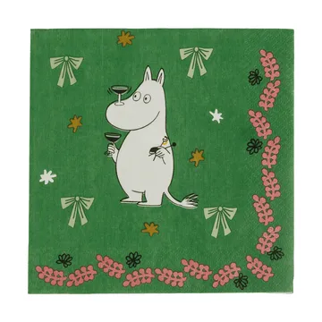 Mumin papieren servet - Kärleksgåva, 33x33 cm, 20-pack - Moomin Arabia