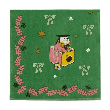 Mumin papieren servet - Kärleksgåva, 33x33 cm, 20-pack - Moomin Arabia