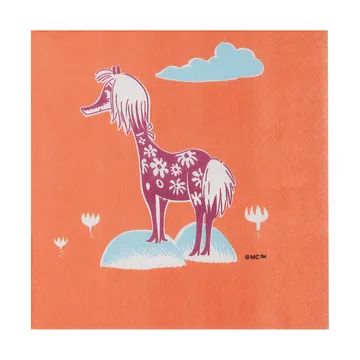 Mumin papieren servet - Onder de paraplu, 20-pack - Moomin Arabia