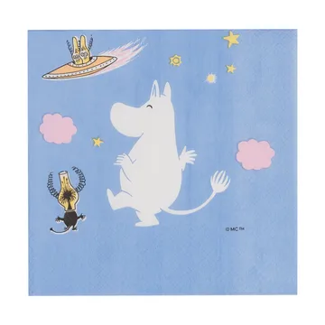 Mumin papieren servet - Ruimteavontuur, 20-pack - Moomin Arabia