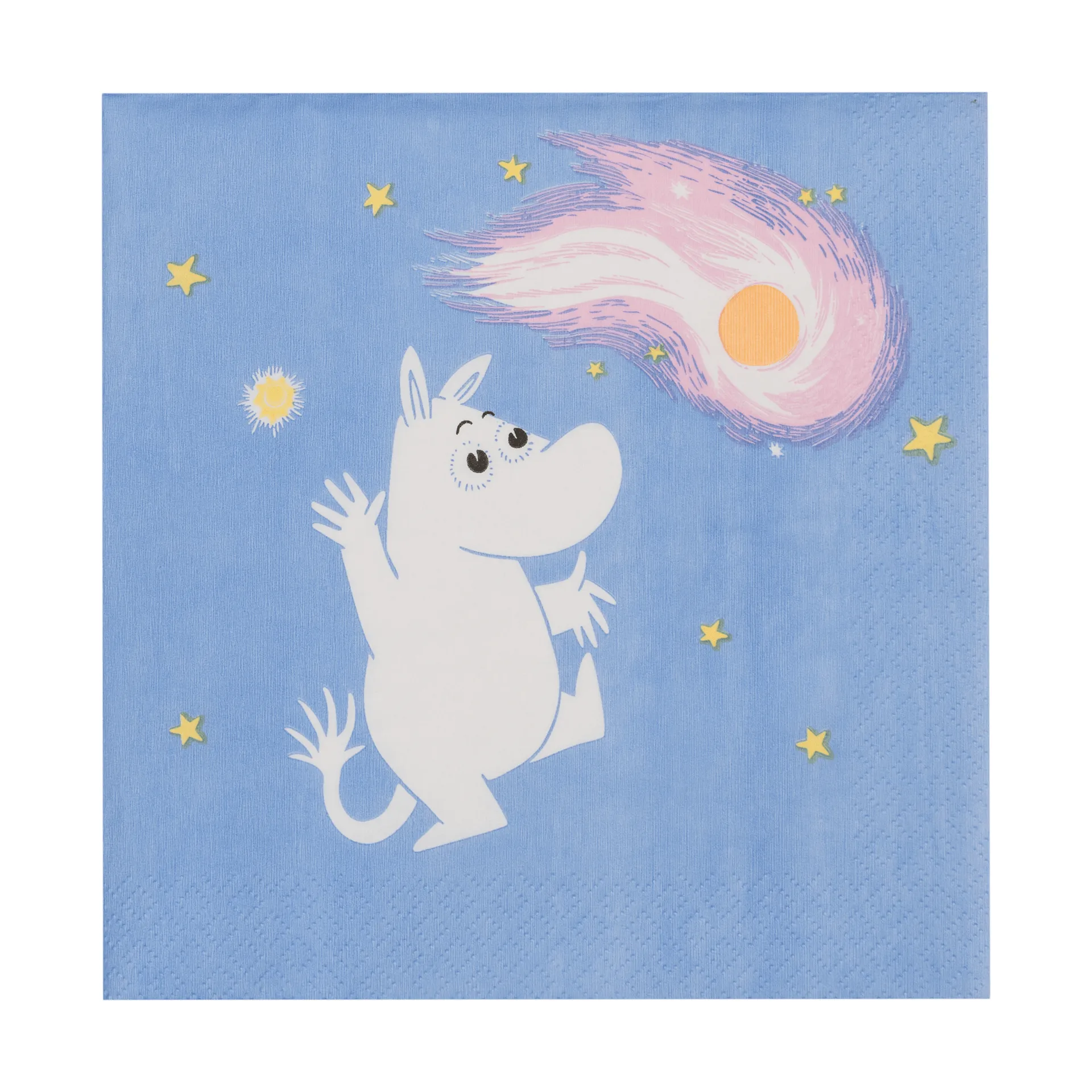 Mumin papieren servet, Ruimteavontuur, 20-pack Moomin Arabia