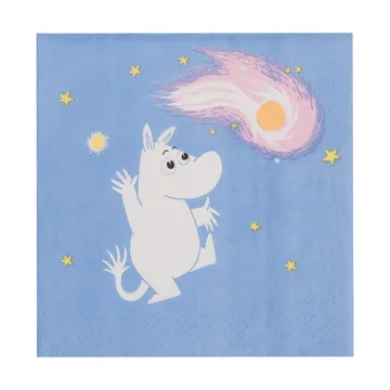 Mumin papieren servet - Ruimteavontuur, 20-pack - Moomin Arabia