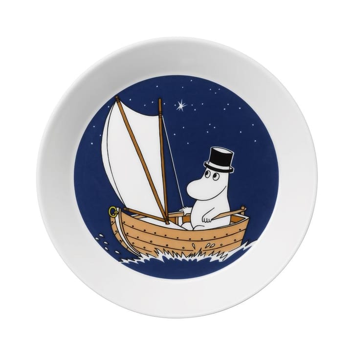 Muminpappa bord, donkerblauw Moomin Arabia