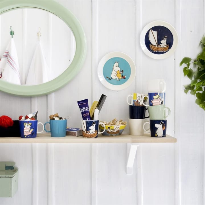 Muminpappa bord, donkerblauw Moomin Arabia