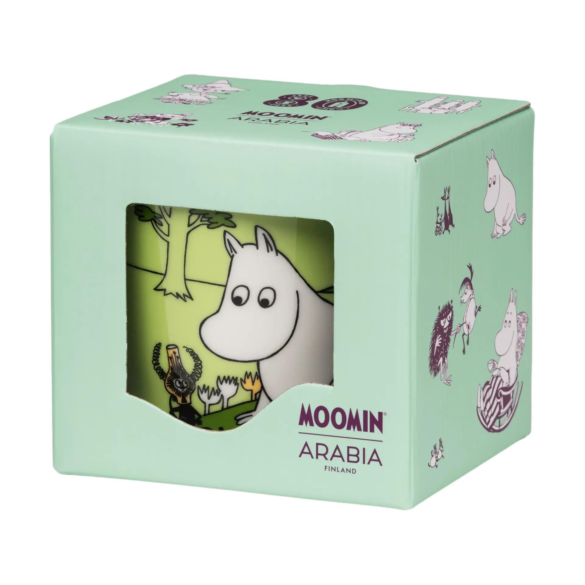 Mumintrollet muminmok 80-jarig jubileum, 30 cl Moomin Arabia