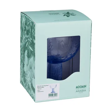 Mystikens skog Moomin kom - Aqua, Ø14 cm - Moomin Arabia