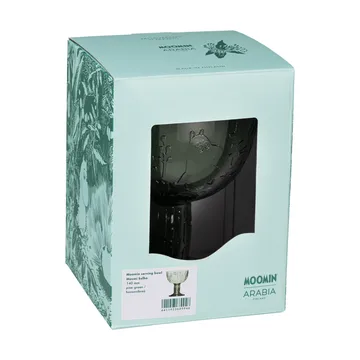 Mystikens skog Moomin kom - Donkergroen, Ø14 cm - Moomin Arabia
