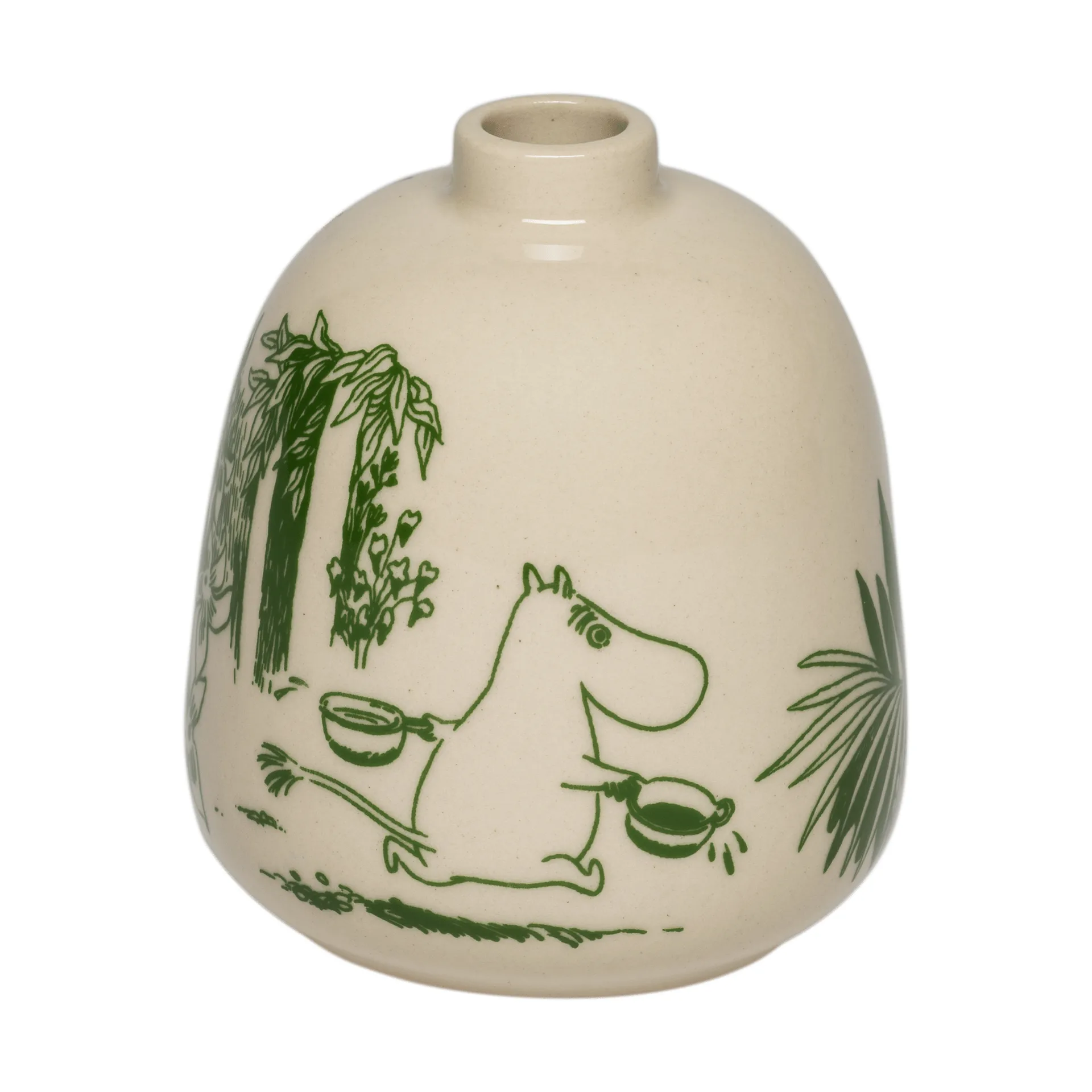 Mystikens skog Moomin vaas, Groen, 8,3 cm Moomin Arabia