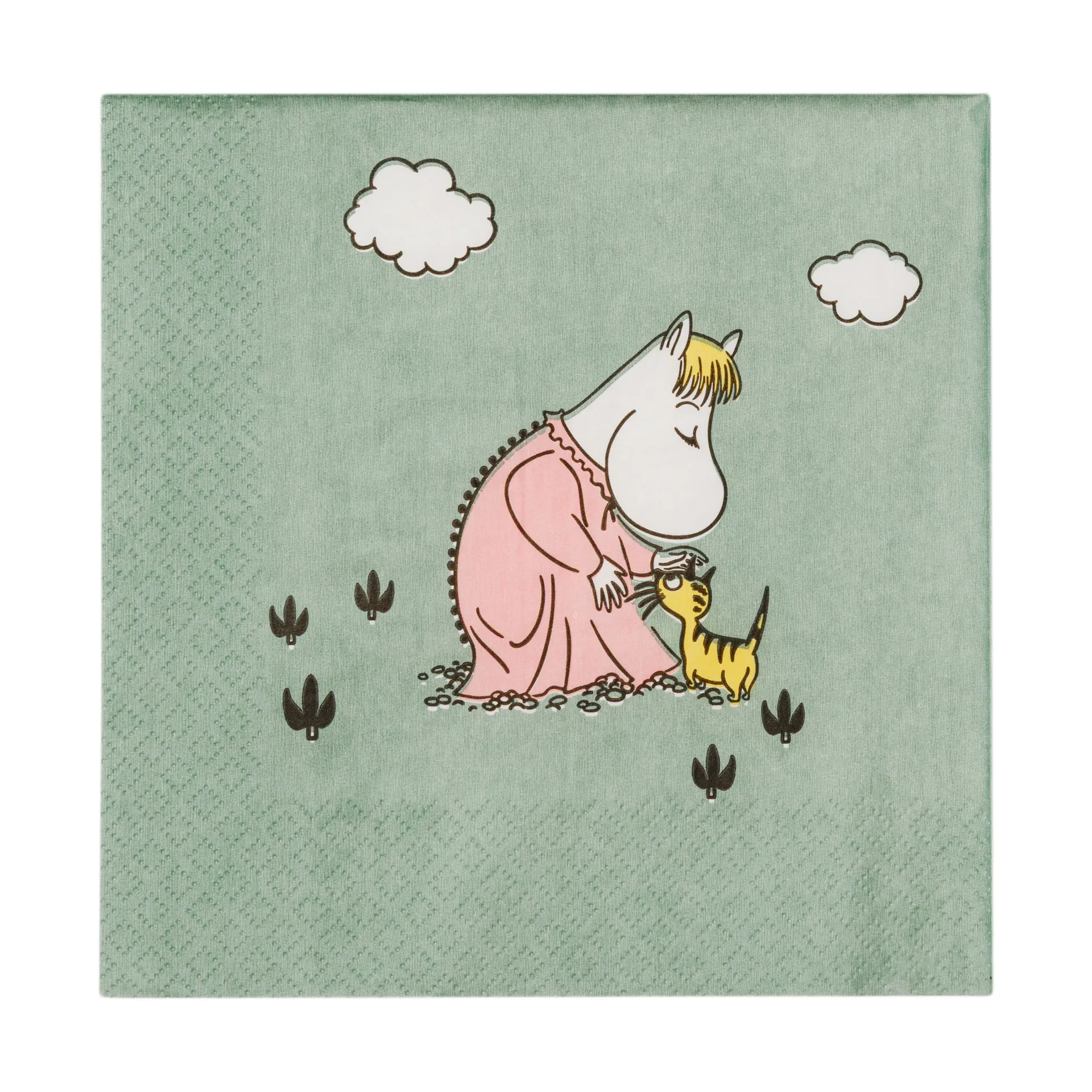 Omtanke Moomin papieren servet 33x33 cm, 20-pack Moomin Arabia