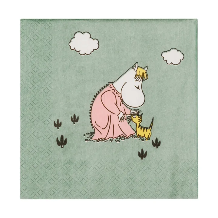 Omtanke Moomin papieren servet 33x33 cm - 20-pack - Moomin Arabia