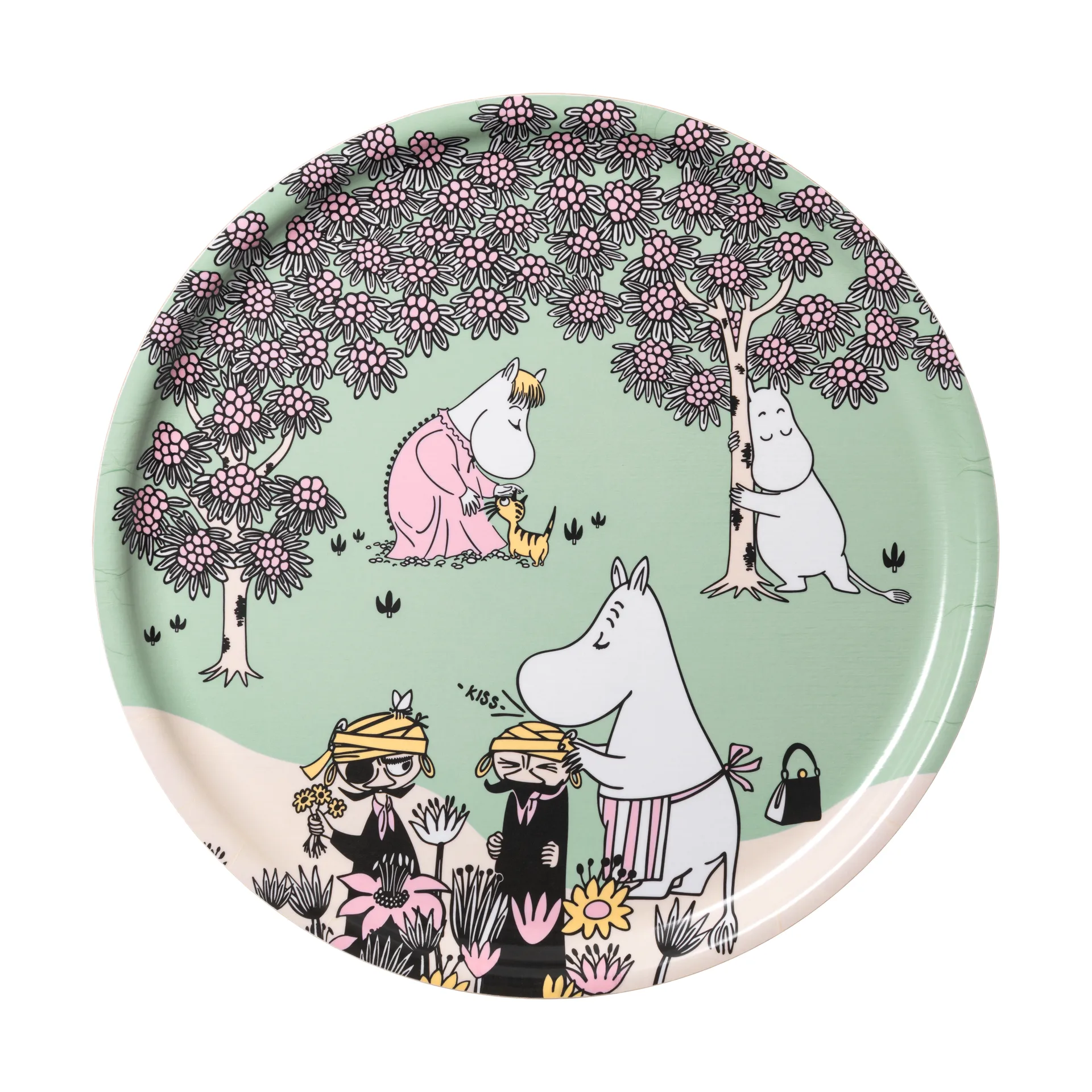 Omtanke Mumin dienblad, Ø35 cm Moomin Arabia