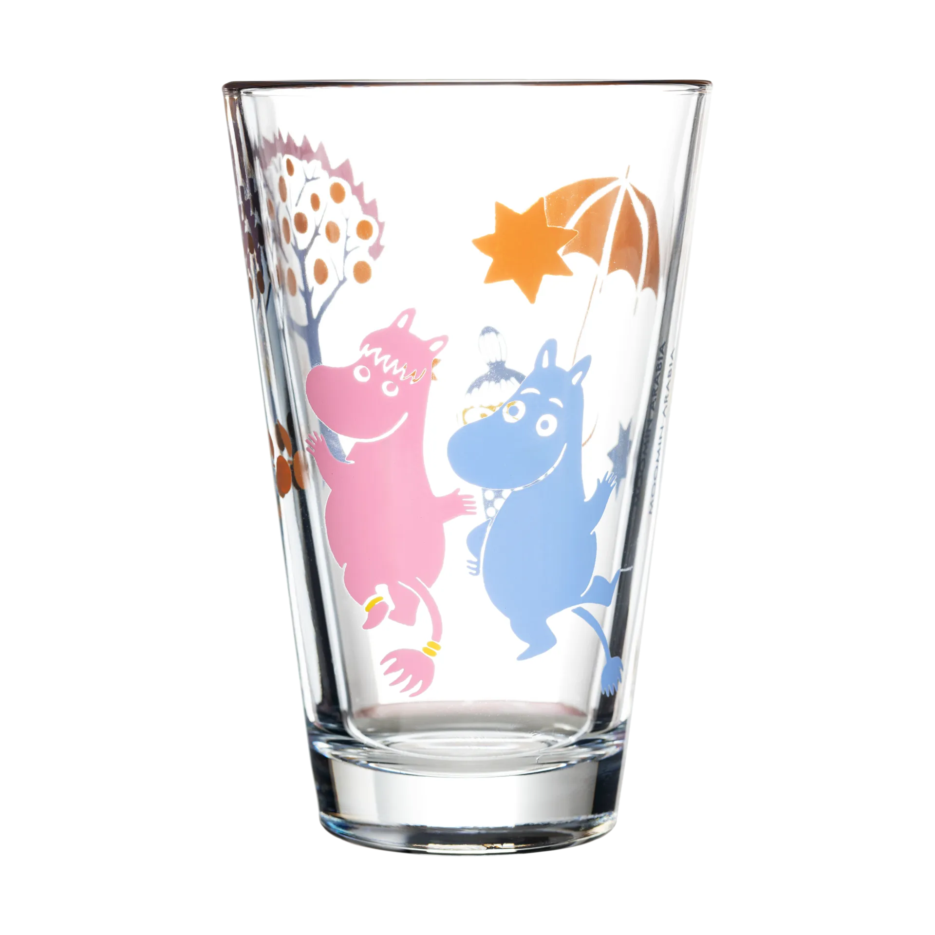 Party Moomin glas 30 cl. 2-pack, Helder Moomin Arabia