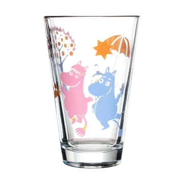 Party Moomin glas 30 cl. 2-pack - Helder - Moomin Arabia