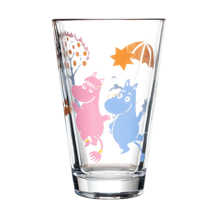 Party Moomin glas 30 cl. 2-pack - Helder - Moomin Arabia