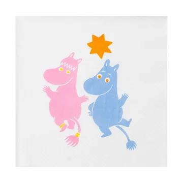 Party Moomin papieren servetten 33x33 cm 20-pack - Multi - Moomin Arabia