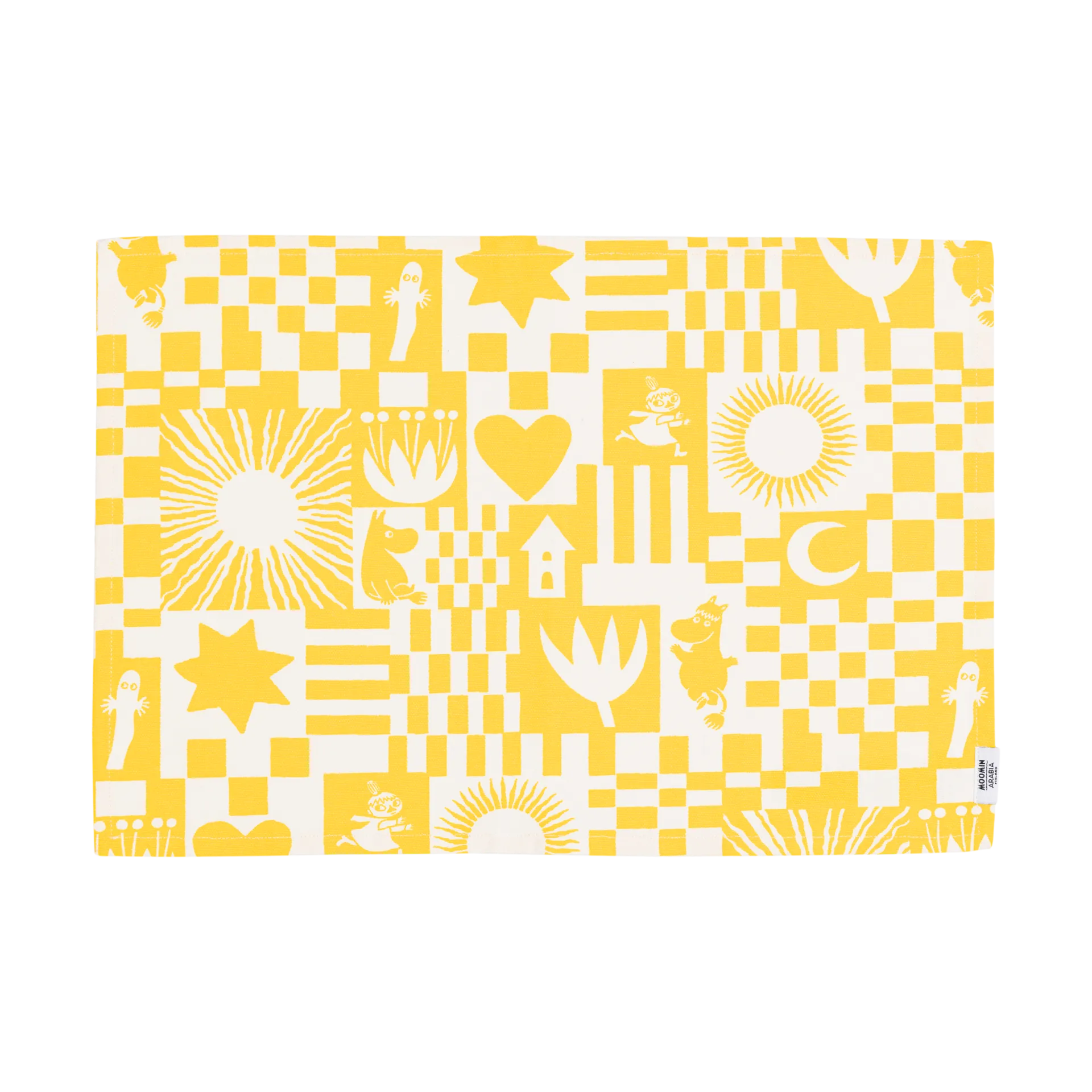 Party Moomin placemat 31x46 cm, Geel Moomin Arabia