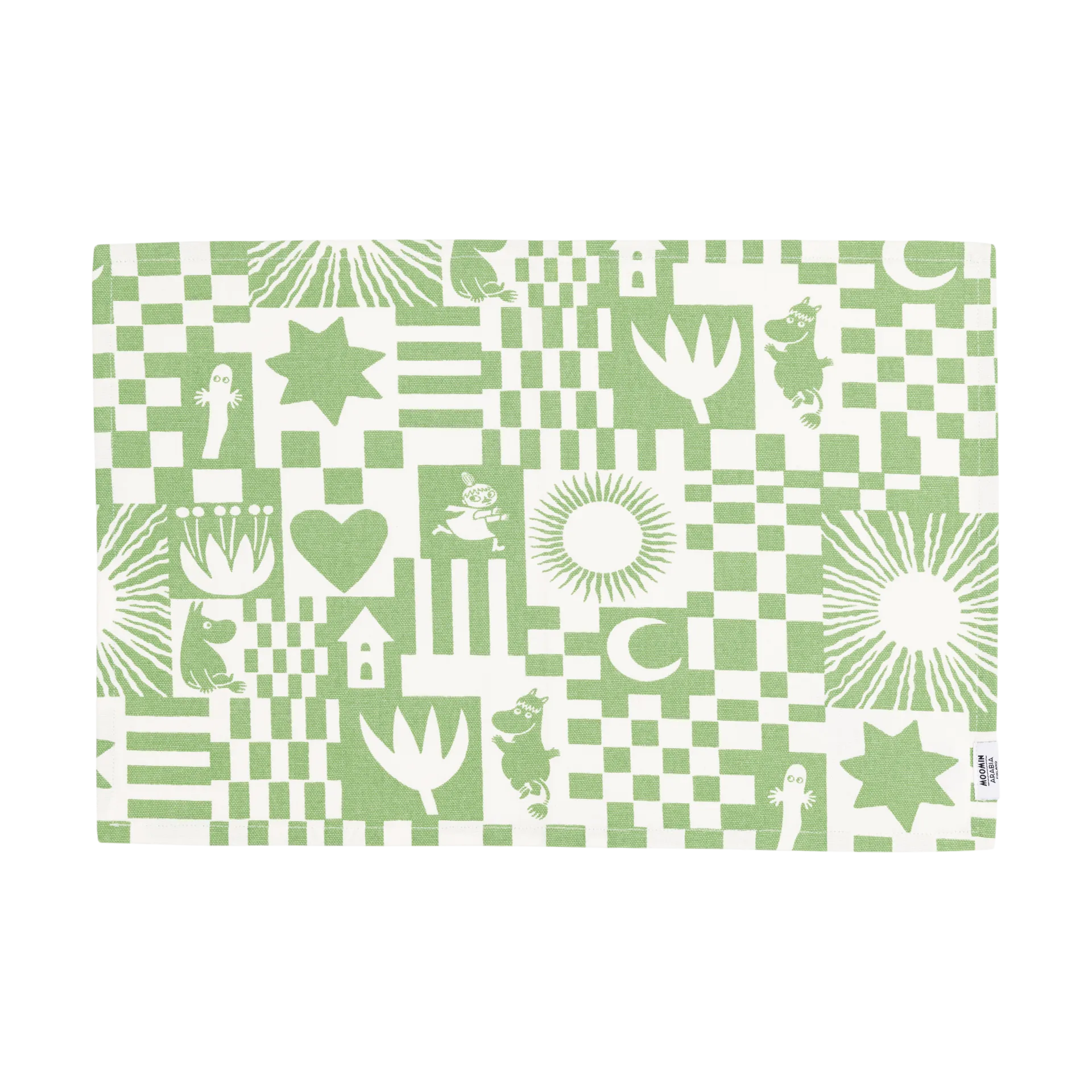 Party Moomin placemat 31x46 cm, Groen Moomin Arabia