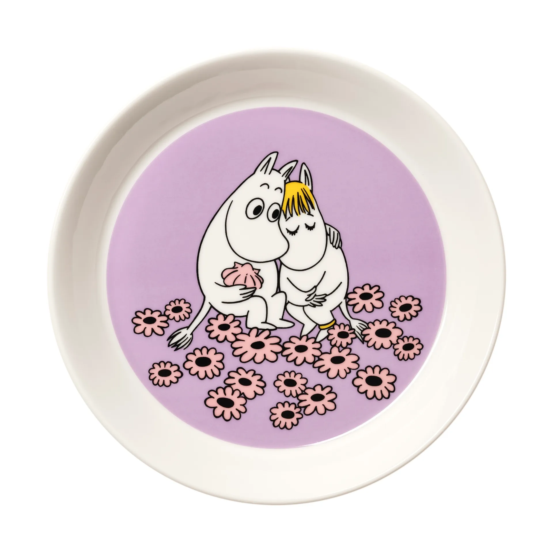 Verliefde Moomin bord, Ø19 cm Moomin Arabia