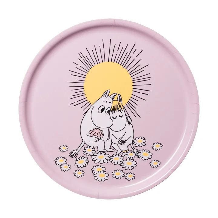 Verliefde Moomin dienblad - Ø35 cm - Moomin Arabia