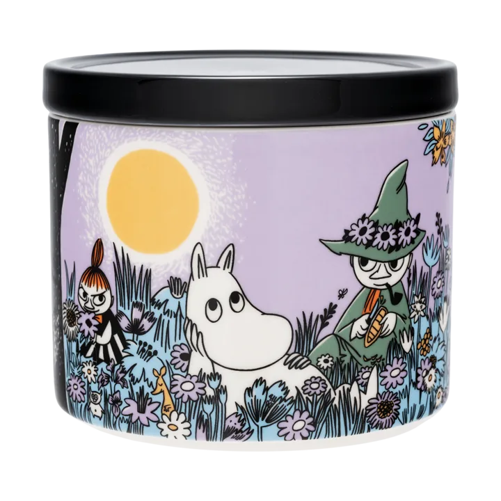Vrienden voor altijd Moomin koekjestrommel - 11 cm - Moomin Arabia