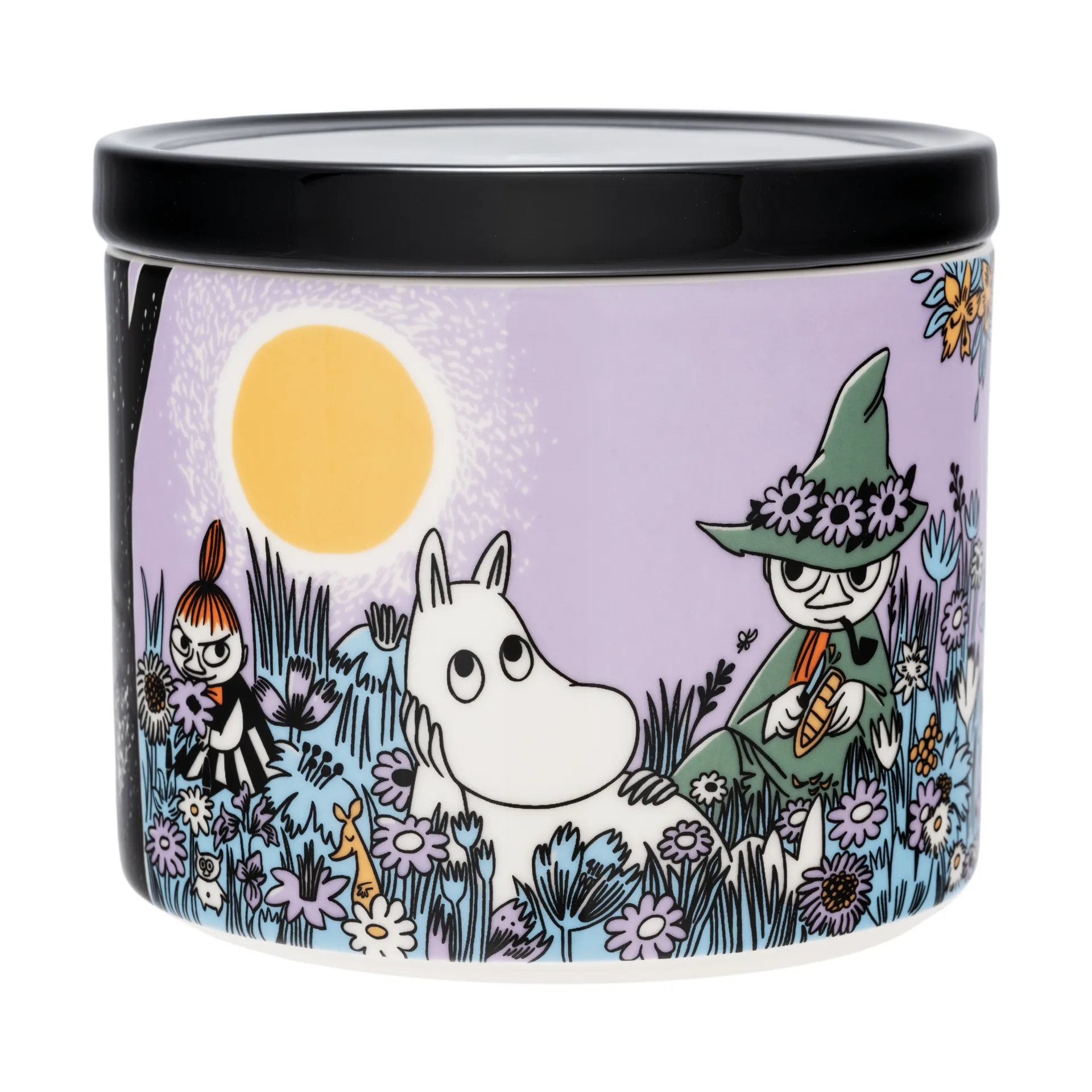 Vrienden voor altijd Moomin koekjestrommel, 25 cm Moomin Arabia