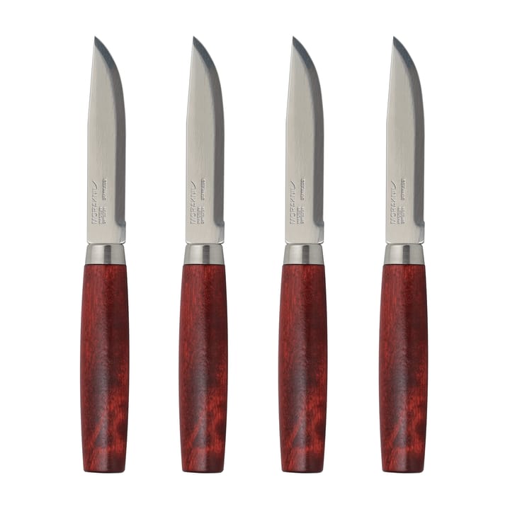 Morakniv Classic Steak Knife 4-pack - Rood - Morakniv