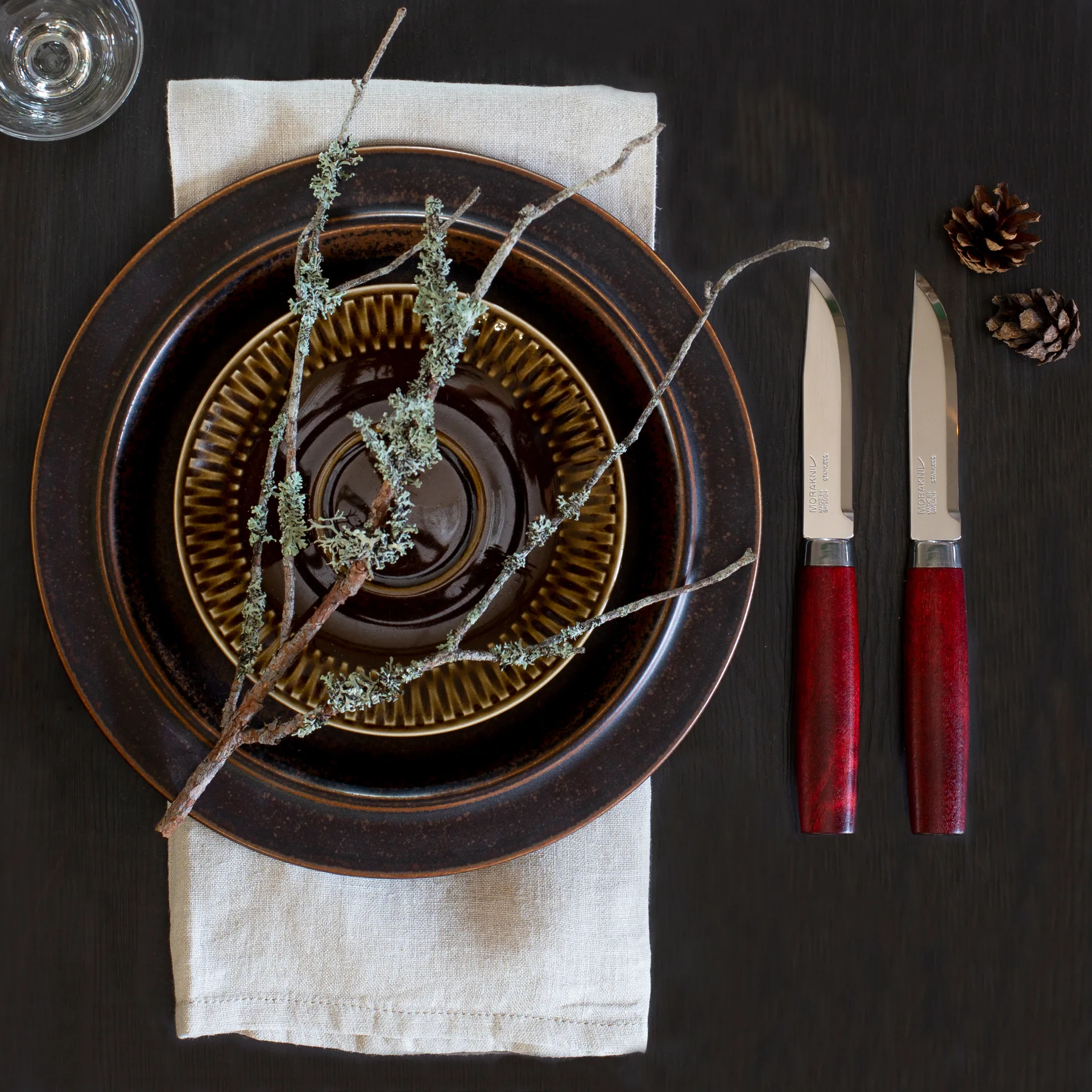 Morakniv Classic Steak Knife 4-pack, Rood Morakniv