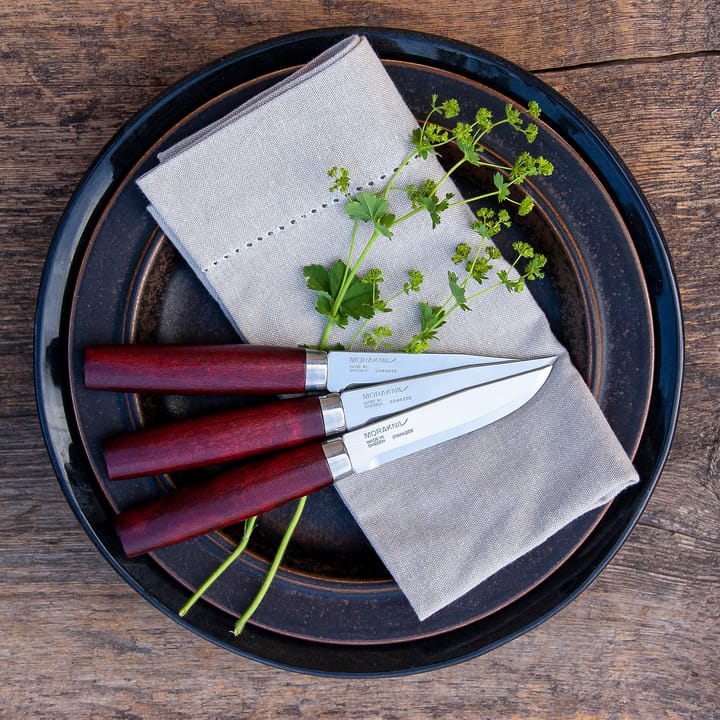 Morakniv Classic Steak Knife 4-pack, Rood Morakniv