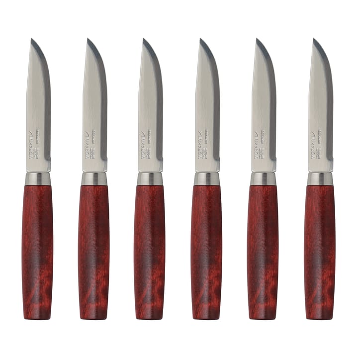 Morakniv Classic Steak Knife 6-pack - Rood - Morakniv