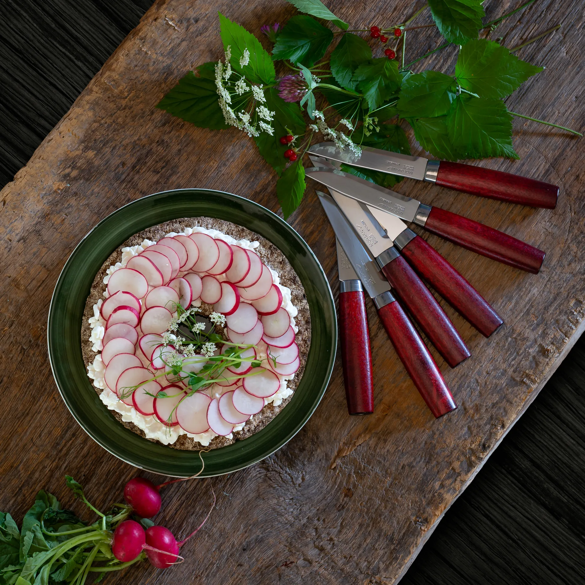 Morakniv Classic Steak Knife 6-pack, Rood Morakniv