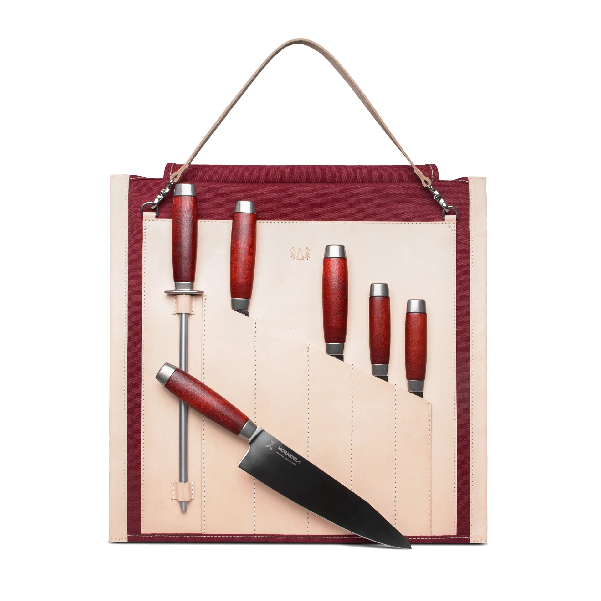 Sandqvist Morakniv messenfoudraal voor Classic 1891 messen, rood Morakniv