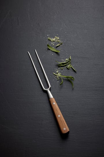 Foresta steakvork 28 cm - Roestvrij staal-eikenhout - Morsø