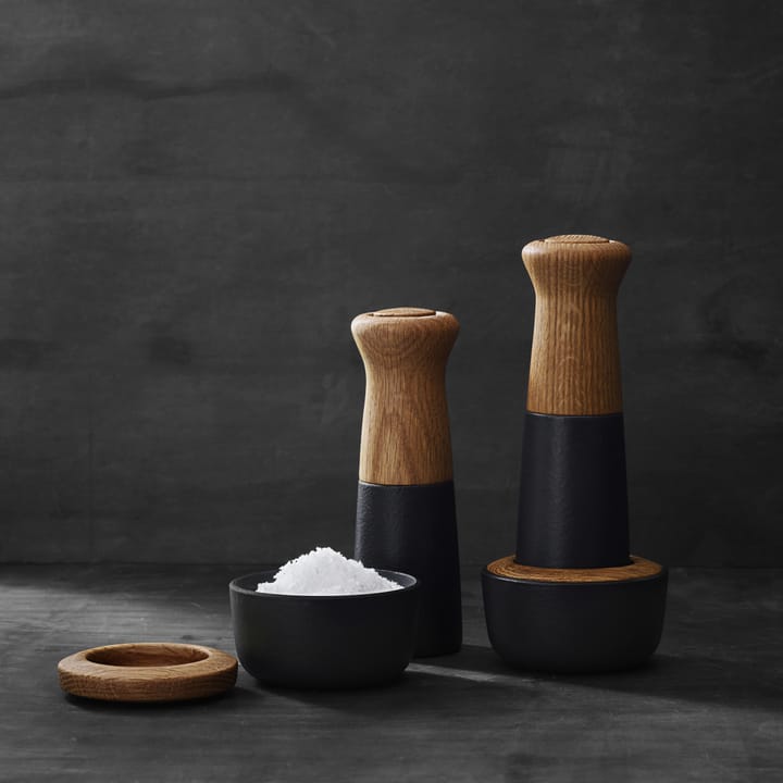 Morsø Kit zoutpot met deksel, Eiken-zwart Morsø