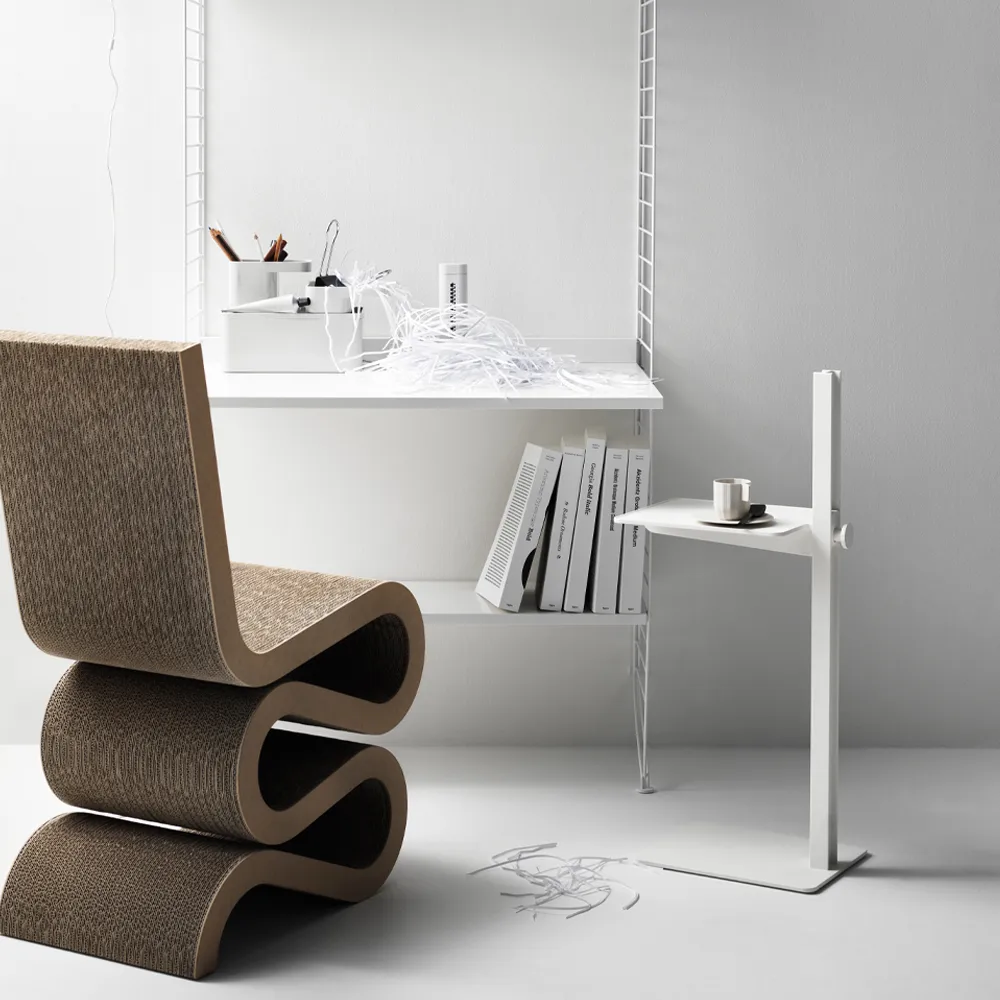 Museum bijzettafel, wit Museum