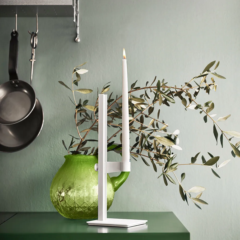 Museum kandelaar, wit Museum