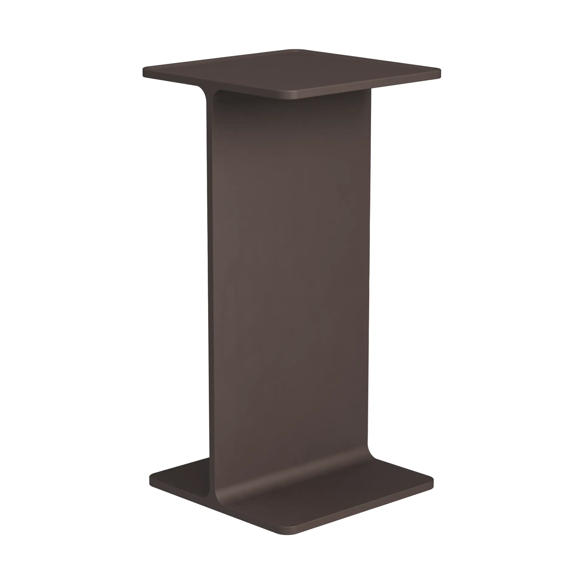 Museum Pedestal voetstuk, Donkerbruin, 15x15x30 cm Museum