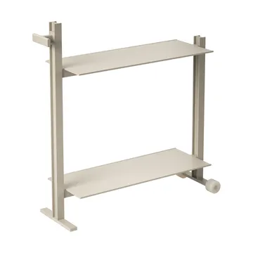 Museum Trolley serveerwagen - Beige, 74,5x77,5x24 cm - Museum